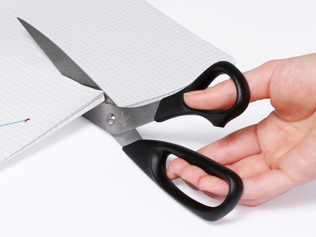 Ergonomic Paper Scissors For The Office Or Your Hobby