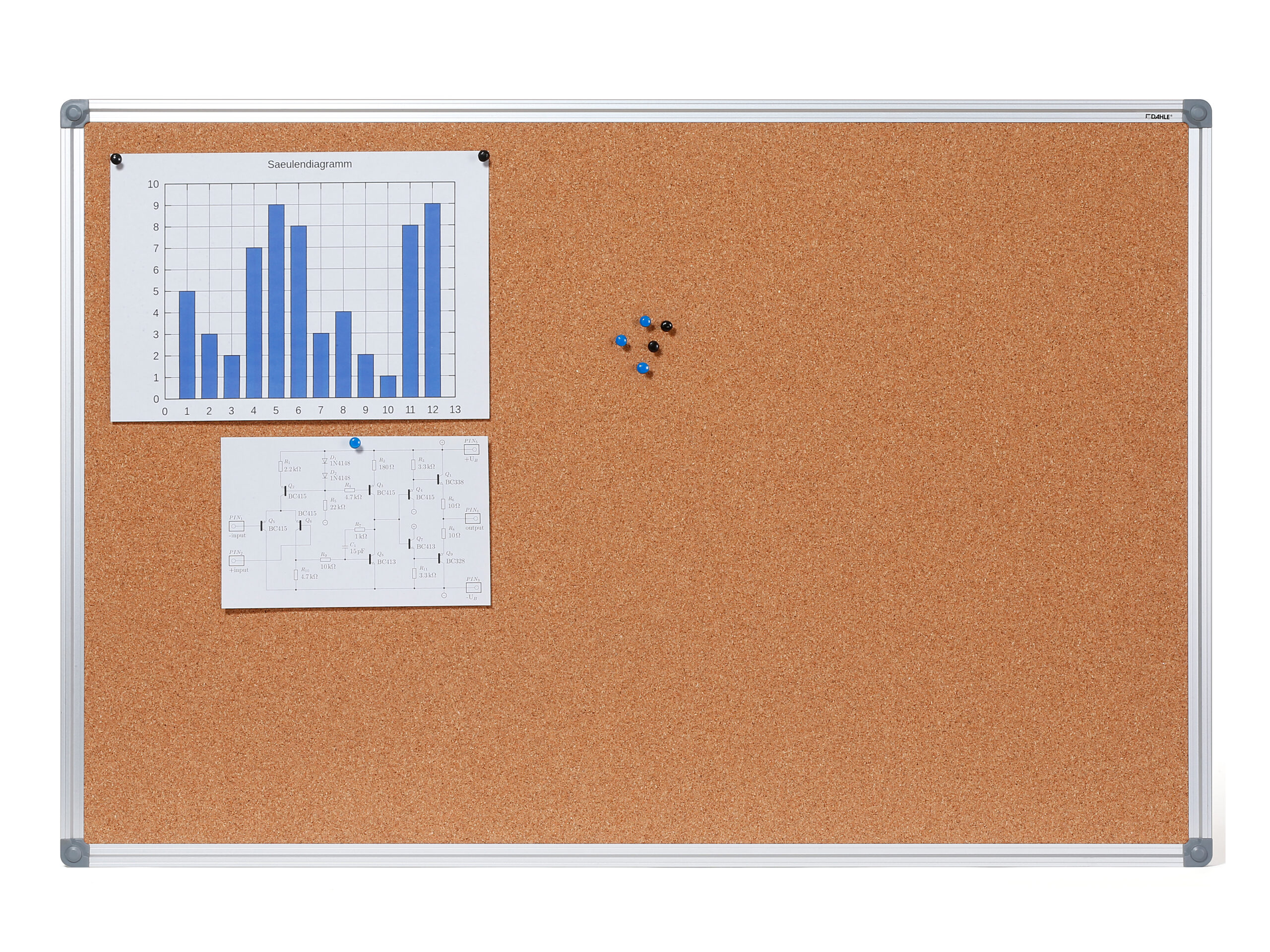 Robust Corkboards With Pins | Novus Dahle