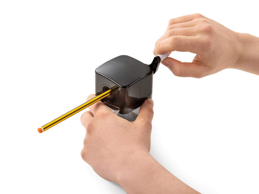 Le Taille Crayon Dahle 133 (à manivelle, pointe réglable, pour diamètres  jusqu'à 11.5 mm) Gris Noir : : Fournitures de bureau
