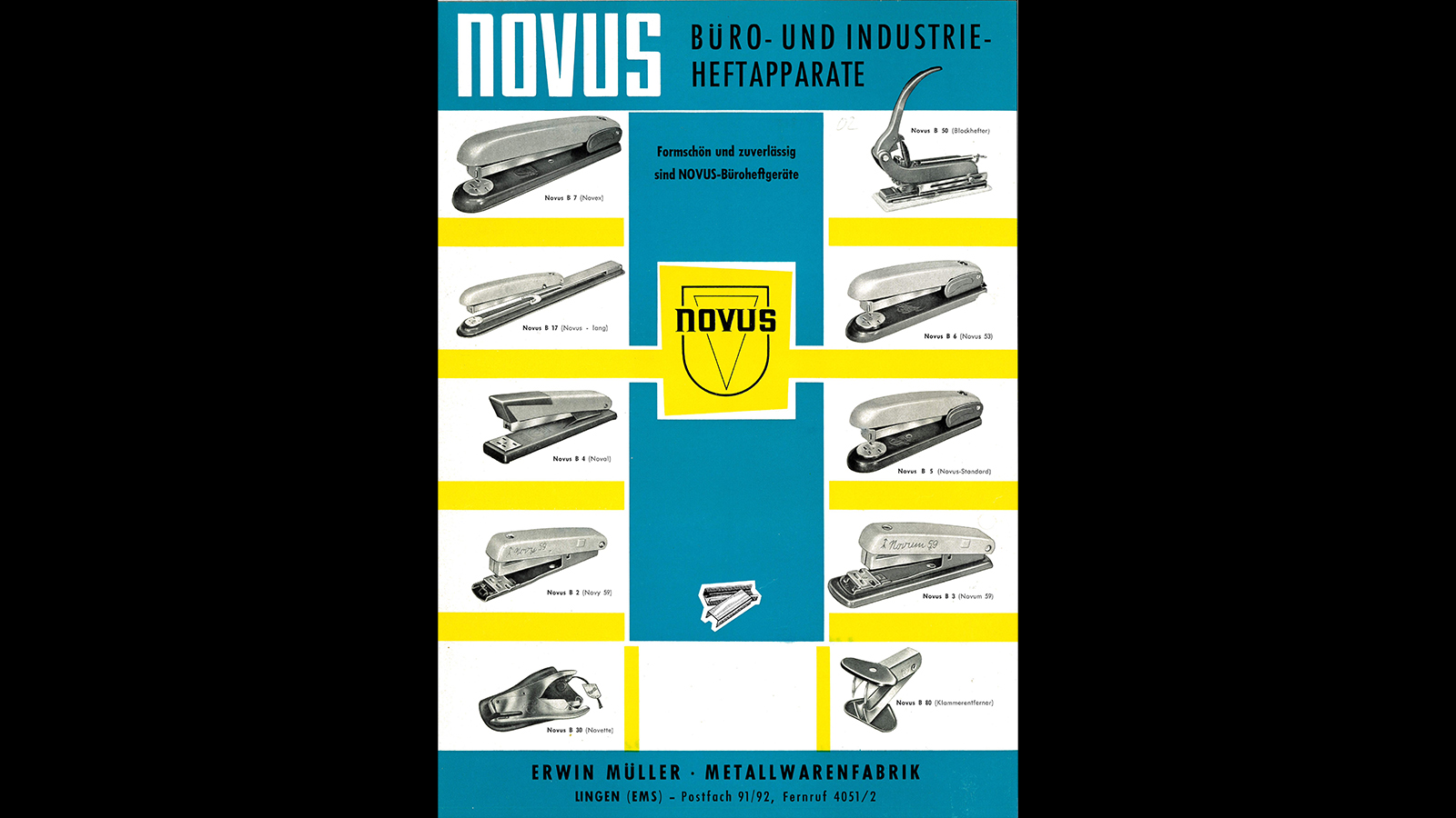 75 jaar Novus-nietmachines